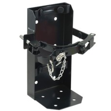 2kg Extinguisher Vehicle Bracket - Heavy Duty Black Powder Coated